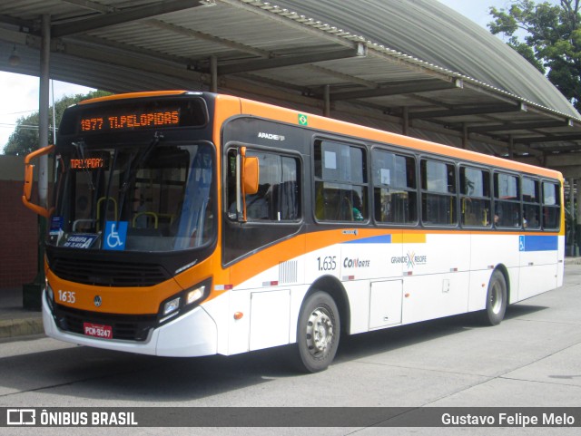 Itamaracá Transportes 1.635 na cidade de Paulista, Pernambuco, Brasil, por Gustavo Felipe Melo. ID da foto: 11523667.