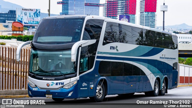 ETN - Enlaces Terrestres Nacionales 9001 na cidade de Querétaro, Querétaro, México, por Omar Ramírez Thor2102. Número da foto: #11523901.