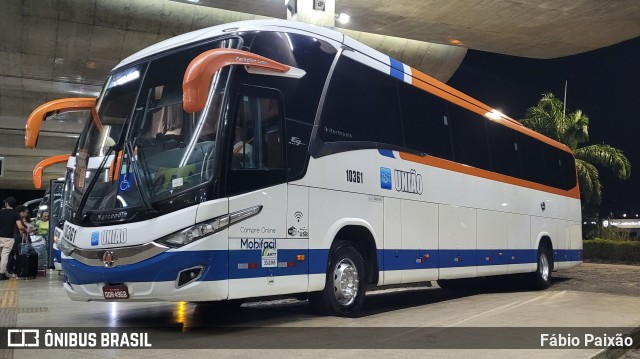 Expresso União 10361 na cidade de Uberlândia, Minas Gerais, Brasil, por Fábio Paixão. ID da foto: 11524794.