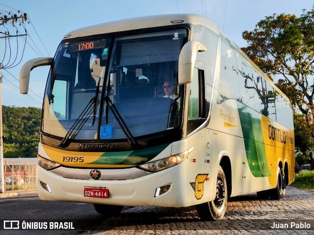 Empresa Gontijo de Transportes 19195 na cidade de Juiz de Fora, Minas Gerais, Brasil, por Juan Pablo. Número da foto: #11522505.