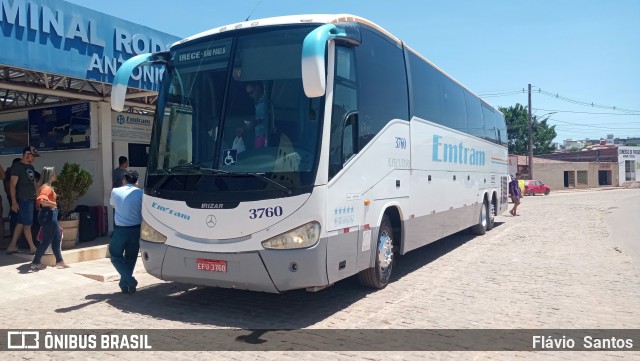 Emtram 3760 na cidade de Barra da Estiva, Bahia, Brasil, por Flávio  Santos. Número da foto: #11523927.