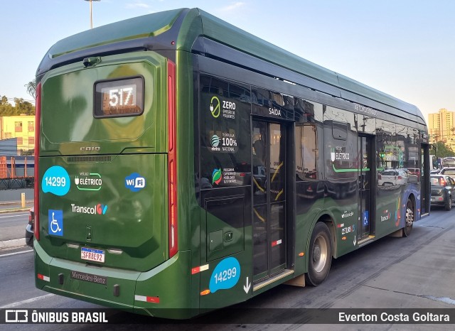 Serramar Transporte Coletivo 14299 na cidade de Cariacica, Espírito Santo, Brasil, por Everton Costa Goltara. Número da foto: #11521880.