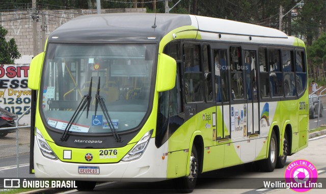 Itajaí Transportes Coletivos 2076 na cidade de Campinas, São Paulo, Brasil, por Wellington Lima. Número da foto: #11587468.
