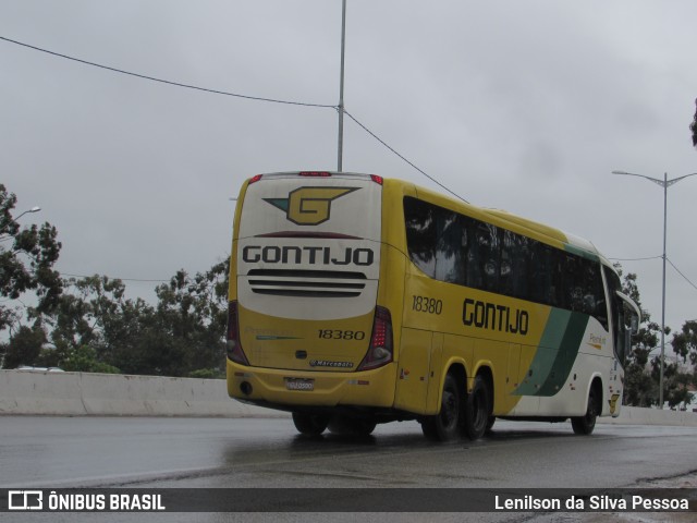 Empresa Gontijo de Transportes 18380 na cidade de Caruaru, Pernambuco, Brasil, por Lenilson da Silva Pessoa. ID da foto: 11587934.