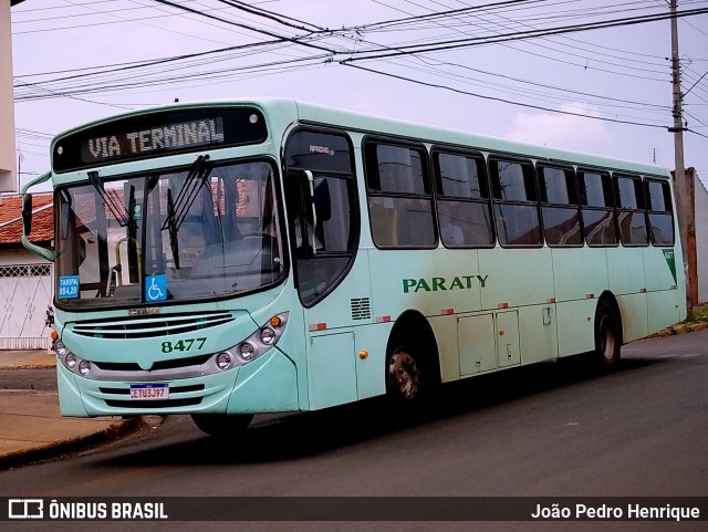 Viação Paraty 8477 na cidade de Jaú, São Paulo, Brasil, por João Pedro Henrique. Número da foto: #11586877.