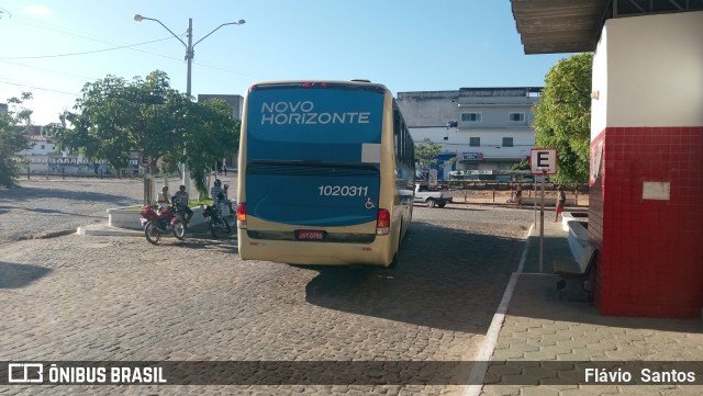 Viação Novo Horizonte 1020311 na cidade de Tanhaçu, Bahia, Brasil, por Flávio  Santos. Número da foto: #11586658.