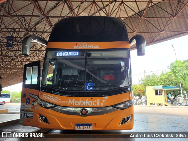 Expresso Maringá 6502 na cidade de Maringá, Paraná, Brasil, por André Luis Czekalski Silva. Número da foto: #11586630.