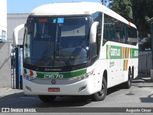 Empresa Gontijo de Transportes 21670 na cidade de Rio de Janeiro, Rio de Janeiro, Brasil, por Augusto César. ID da foto: 11587045.