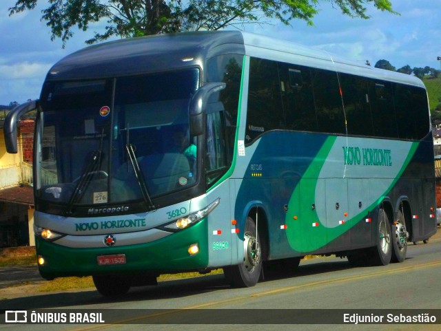 Novo Horizonte Turismo 3620 na cidade de Nazaré da Mata, Pernambuco, Brasil, por Edjunior Sebastião. ID da foto: 11588367.