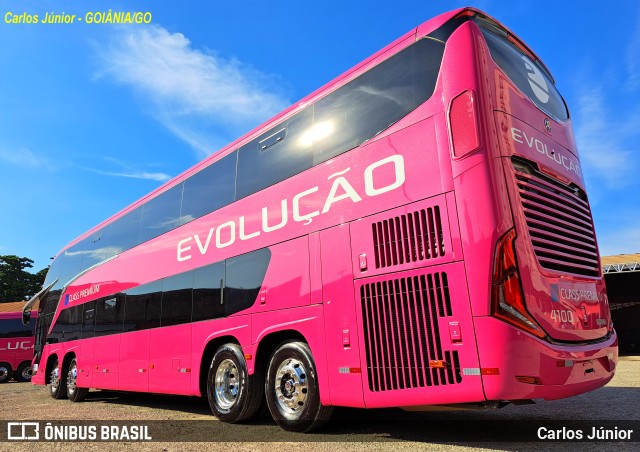 Evolução Transportes e Turismo 4100 na cidade de Goiânia, Goiás, Brasil, por Carlos Júnior. ID da foto: 11588203.