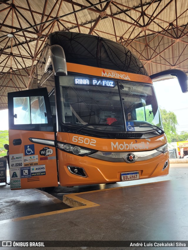 Expresso Maringá 6502 na cidade de Maringá, Paraná, Brasil, por André Luis Czekalski Silva. Número da foto: #11586629.