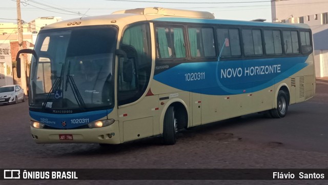 Viação Novo Horizonte 1020311 na cidade de Tanhaçu, Bahia, Brasil, por Flávio  Santos. Número da foto: #11587191.
