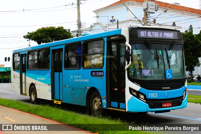 Viação Saens Peña São José dos Campos 1163 na cidade de São José dos Campos, São Paulo, Brasil, por Paulo Henrique Pereira Borges. ID da foto: 11588962.