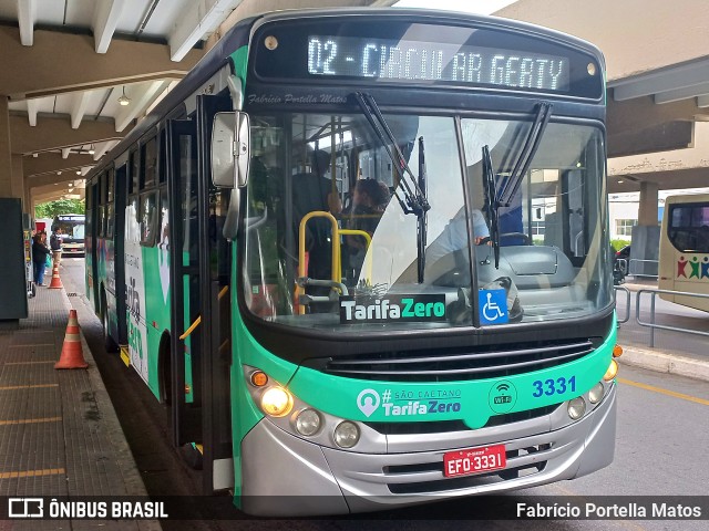 VIPE - Viação Padre Eustáquio 3331 na cidade de São Caetano do Sul, São Paulo, Brasil, por Fabrício Portella Matos. Número da foto: #11588524.
