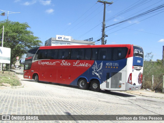 Expresso São Luiz 10060 na cidade de Caruaru, Pernambuco, Brasil, por Lenilson da Silva Pessoa. Número da foto: #11587955.