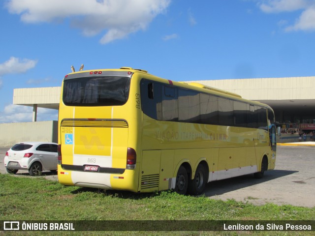 Viação Itapemirim 8613 na cidade de Caruaru, Pernambuco, Brasil, por Lenilson da Silva Pessoa. ID da foto: 11587871.