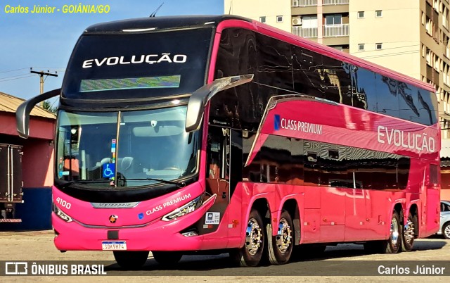 Evolução Transportes e Turismo 4100 na cidade de Goiânia, Goiás, Brasil, por Carlos Júnior. ID da foto: 11588186.