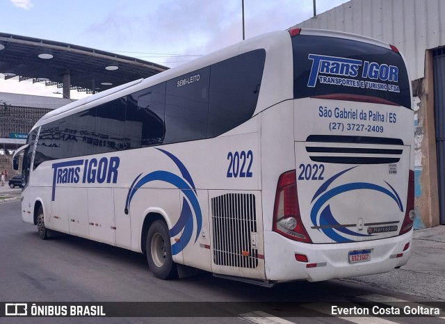 Trans Igor Transportes e Turismo 2022 na cidade de Cariacica, Espírito Santo, Brasil, por Everton Costa Goltara. ID da foto: 11587067.