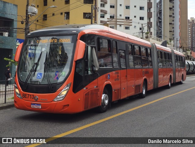 Transporte Coletivo Glória BE713 na cidade de Curitiba, Paraná, Brasil, por Danilo Marcelo Silva. Número da foto: #11611899.