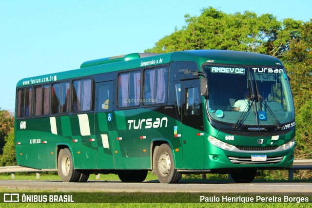 Tursan - Turismo Santo André 608 na cidade de Barra do Piraí, Rio de Janeiro, Brasil, por Paulo Henrique Pereira Borges. Número da foto: #11612046.