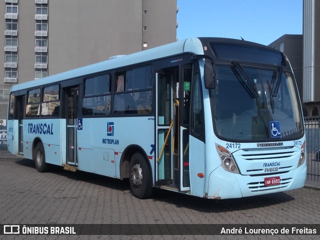 Transcal Sul Transportes Coletivos 24172 na cidade de Porto Alegre, Rio Grande do Sul, Brasil, por André Lourenço de Freitas. ID da foto: 11610863.