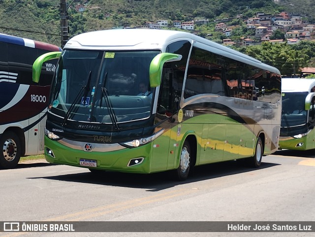 Turin Transportes 19100 na cidade de Ouro Preto, Minas Gerais, Brasil, por Helder José Santos Luz. Número da foto: #11611214.
