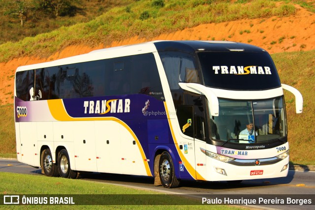 Transmar Turismo 7000 na cidade de Aparecida, São Paulo, Brasil, por Paulo Henrique Pereira Borges. ID da foto: 11612086.