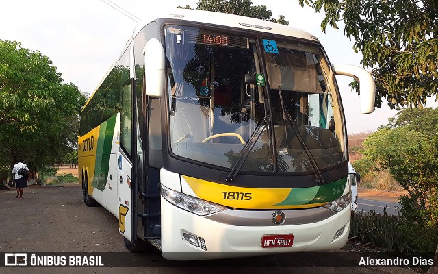 Empresa Gontijo de Transportes 18115 na cidade de Elesbão Veloso, Piauí, Brasil, por Alexandro Dias. Número da foto: #11610558.