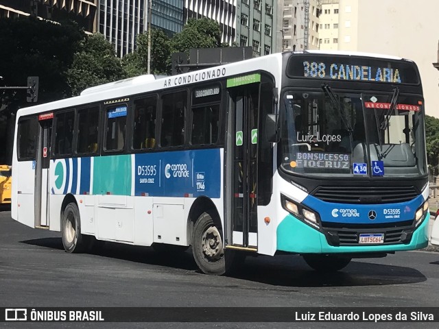Transportes Campo Grande D53595 na cidade de Rio de Janeiro, Rio de Janeiro, Brasil, por Luiz Eduardo Lopes da Silva. Número da foto: #11610406.