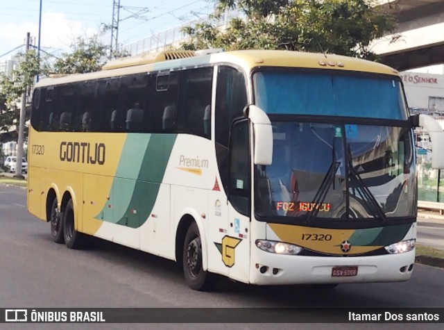 Empresa Gontijo de Transportes 17320 na cidade de Salvador, Bahia, Brasil, por Itamar dos Santos. ID da foto: 11610678.