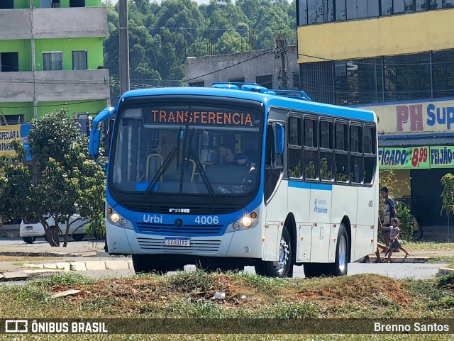 Urbi Mobilidade Urbana 4006 na cidade de Samambaia, Distrito Federal, Brasil, por Brenno Santos. ID da foto: 11610411.