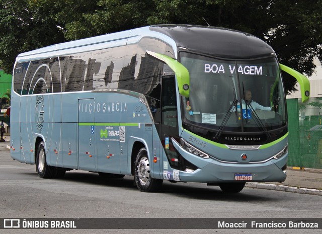 Viação Garcia 82049 na cidade de São Paulo, São Paulo, Brasil, por Moaccir  Francisco Barboza. Número da foto: #11611275.