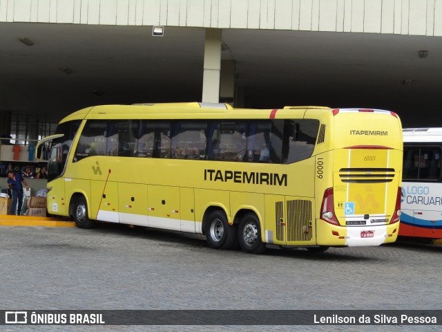 Viação Itapemirim 60001 na cidade de Caruaru, Pernambuco, Brasil, por Lenilson da Silva Pessoa. ID da foto: 11612045.