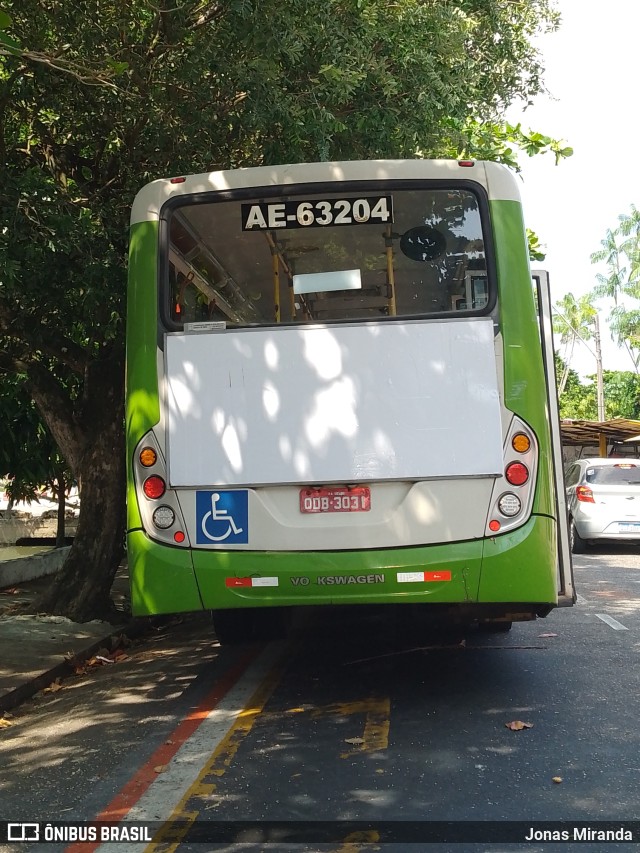 Transurb AE-63204 na cidade de Belém, Pará, Brasil, por Jonas Miranda. Número da foto: #11610670.