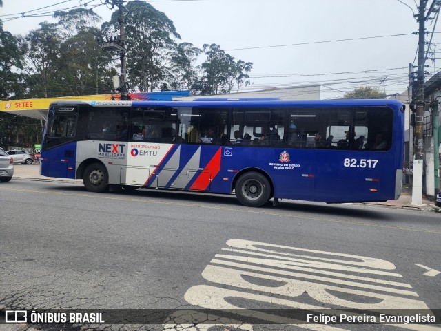 Next Mobilidade - ABC Sistema de Transporte 82.517 na cidade de Diadema, São Paulo, Brasil, por Felipe Pereira Evangelista. Número da foto: #11610397.