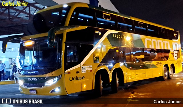 Empresa Gontijo de Transportes 25045 na cidade de Goiânia, Goiás, Brasil, por Carlos Júnior. ID da foto: 11610568.