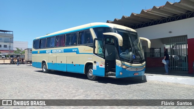 Viação Novo Horizonte 1021611 na cidade de Tanhaçu, Bahia, Brasil, por Flávio  Santos. ID da foto: 11612983.