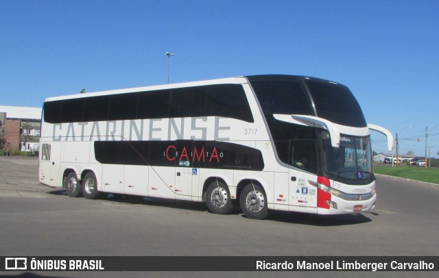 Auto Viação Catarinense 3717 na cidade de Santa Cruz do Sul, Rio Grande do Sul, Brasil, por Ricardo Manoel Limberger Carvalho. ID da foto: 11613762.