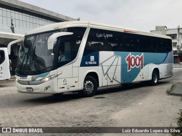 Auto Viação 1001 RJ 108.846 na cidade de Campos dos Goytacazes, Rio de Janeiro, Brasil, por Luiz Eduardo Lopes da Silva. ID da foto: 11615900.