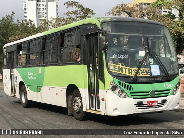 Auto Viação São João 1 092 na cidade de Campos dos Goytacazes, Rio de Janeiro, Brasil, por Luiz Eduardo Lopes da Silva. ID da foto: 11615904.