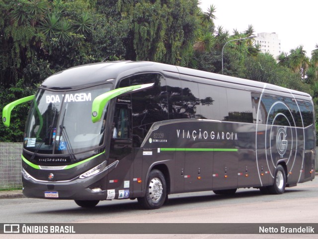 Viação Garcia 82329 na cidade de Curitiba, Paraná, Brasil, por Netto Brandelik. Número da foto: #11615807.