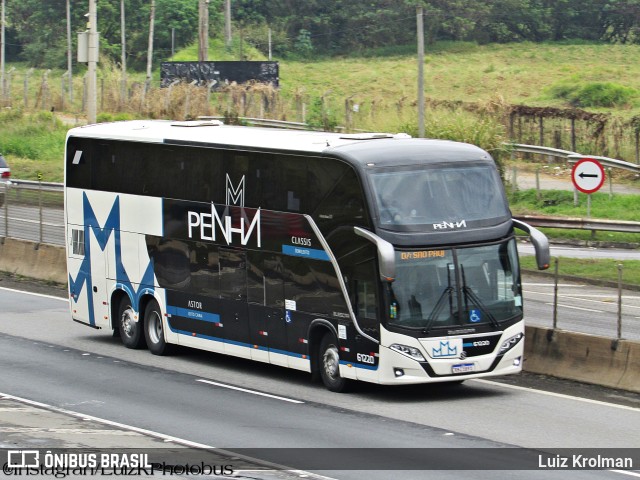 Empresa de Ônibus Nossa Senhora da Penha 61220 na cidade de Aparecida, São Paulo, Brasil, por Luiz Krolman. Número da foto: #11617952.