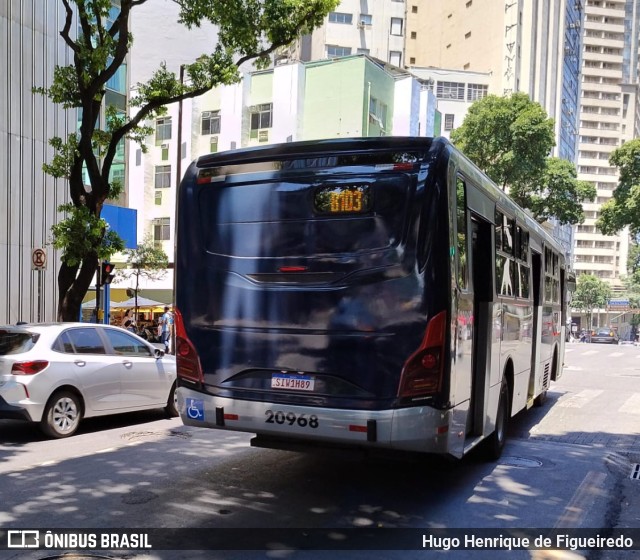 Viação Globo 20968 na cidade de Belo Horizonte, Minas Gerais, Brasil, por Hugo Henrique de Figueiredo. Número da foto: #11616182.