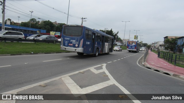 Viação Osasco 21.588 na cidade de Itapevi, São Paulo, Brasil, por Jonathan Silva. ID da foto: 11616422.