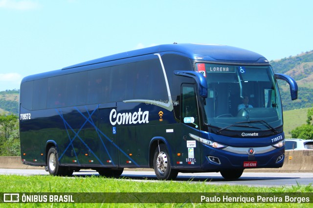 Viação Cometa 719572 na cidade de Roseira, São Paulo, Brasil, por Paulo Henrique Pereira Borges. Número da foto: #11617817.