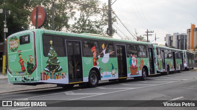 Gidion Transporte e Turismo 12308 na cidade de Joinville, Santa Catarina, Brasil, por Vinicius Petris. ID da foto: 11617530.