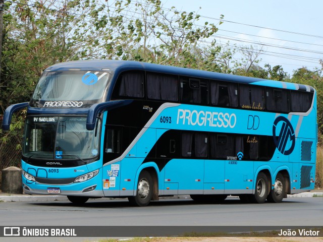 Auto Viação Progresso 6093 na cidade de São Luís, Maranhão, Brasil, por João Victor. ID da foto: 11619896.