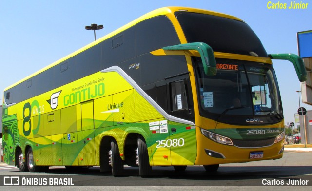 Empresa Gontijo de Transportes 25080 na cidade de Goiânia, Goiás, Brasil, por Carlos Júnior. Número da foto: #11618244.