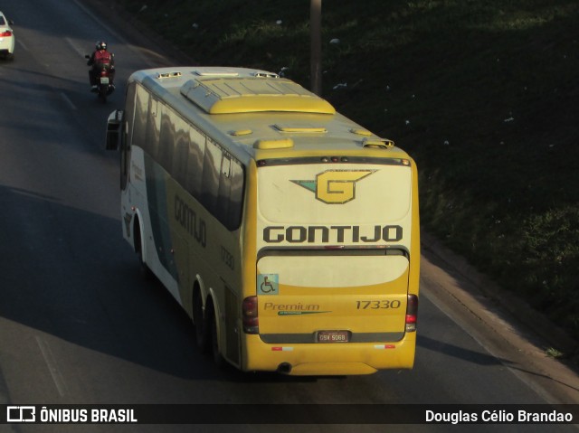 Empresa Gontijo de Transportes 17330 na cidade de Belo Horizonte, Minas Gerais, Brasil, por Douglas Célio Brandao. ID da foto: 11618701.