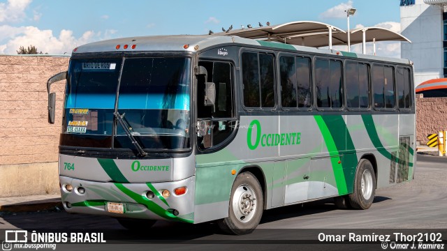 AdeO - Autobuses de Occidente 764 na cidade de Morelia, Michoacán, México, por Omar Ramírez Thor2102. ID da foto: 11618119.